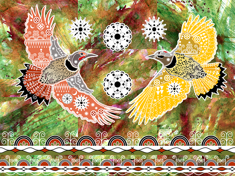 Double Flickers: East Meets West - Fine Art Giclee Print