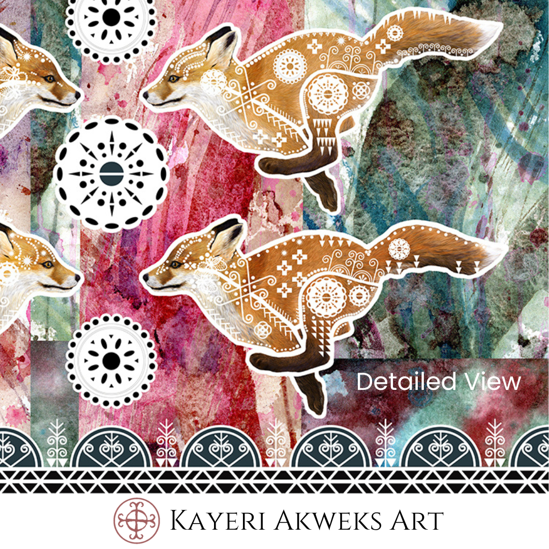 Four Red Fox Kits - Fine Art Giclee Print