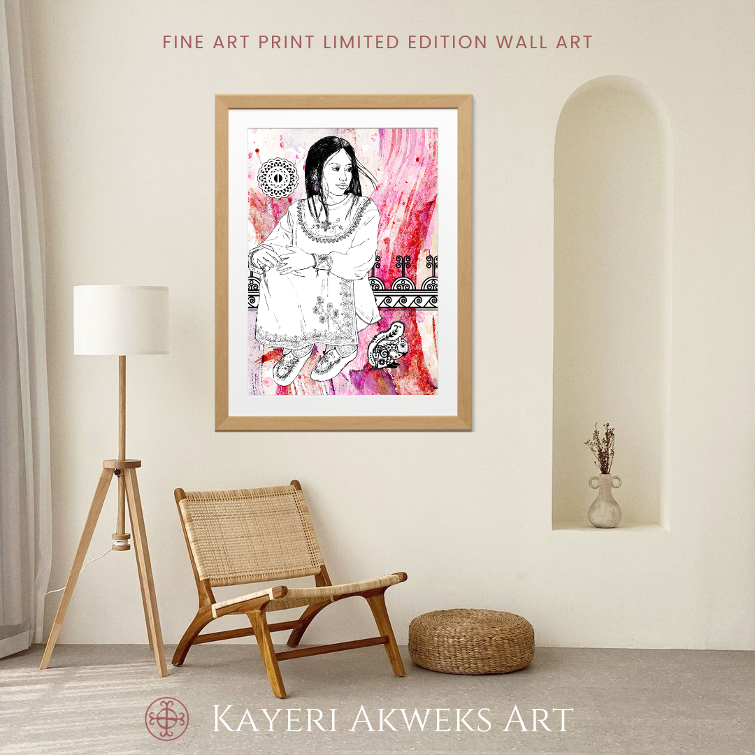 Waiting Portrait - Fine Art Giclee Print