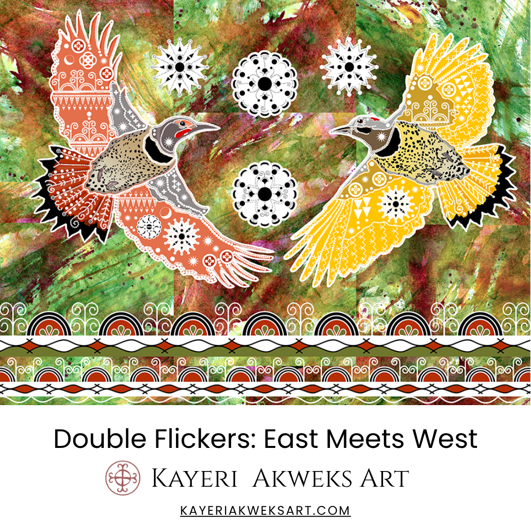 Double Flickers: East Meets West - Fine Art Giclee Print