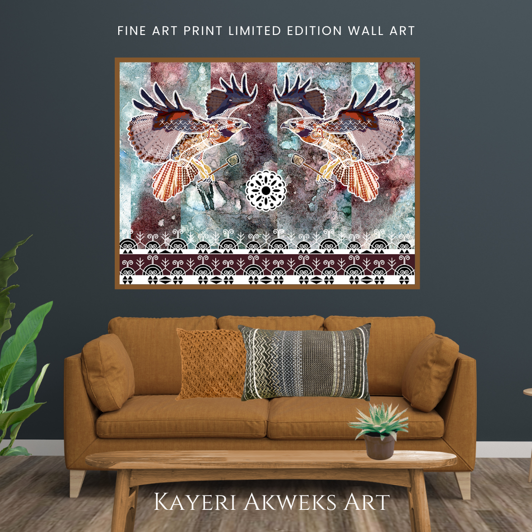 Double Hawks at the Sing - Fine Art Giclee Print