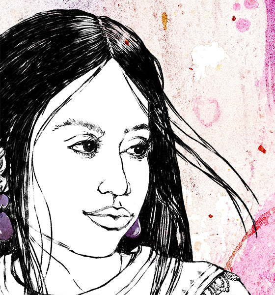 Waiting Portrait - Fine Art Giclee Print